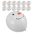thumbnail image 4 of 50 globos navideños de muñeco de nieve, grandes globos de látex blancos para arcos de globos, decoraciones para fiestas navideñas y celebraciones invernales, 4 of 7