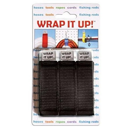 - Kwik Tek WR-123BK Wrap It Up Boat Cover Straps - Black