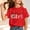 Red, variant on DAETIROS Cotton Shirts for Girls Soft Cute Graphic Tee Crew Neck Short Sleeve Summer Tops for Home Back to School