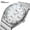 White_, variant on Men's Quartz Watch – Silver Stainless Steel, Waterproof, Calendar Display, Classic Style