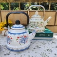 thumbnail image 2 of Factory Price Direct Enamel Kettle Thickened White Enamel Kettle Japanese Restaurant Hotel Teapot Open Fire Induction Cooker, 2 of 5