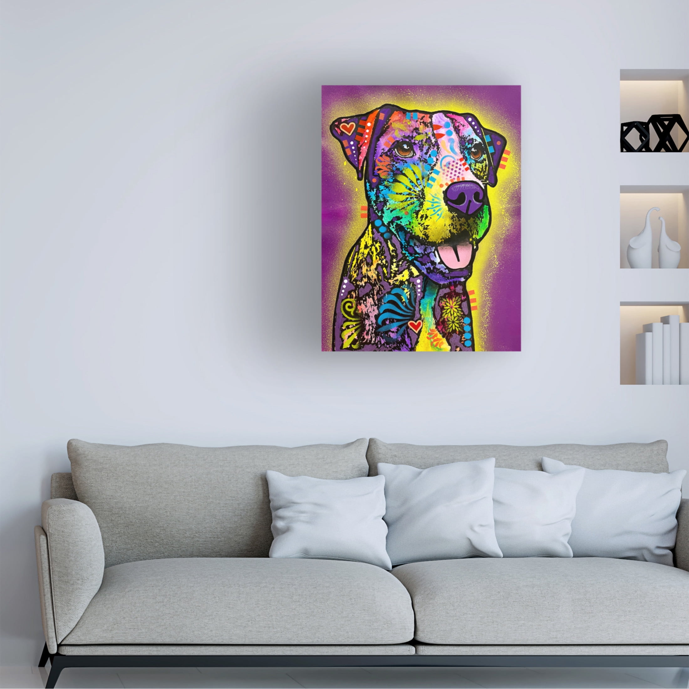 Canvas Wall Art - Dean Russo 'What Occurs Within Between Us' Wall Art for Living Room, Bedroom, or Office Décor by Trademark Fine Art - 14 x 19 Inches