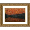 thumbnail image 1 of Shibata, Sho 32x23 Gold Ornate Wood Framed with Double Matting Museum Art Print Titled - shadow fade away, 1 of 4