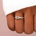 thumbnail image 3 of PENGXIANG To My Best Friend ‘Sisters By Heart‘ Knot Ring And Heart Warming Message Card, 3 of 6