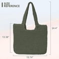 thumbnail image 7 of Under $15 Clearance Beach Bags,Woven Straw Tote Bags，Large Beach Bag, Weaving Swim Shopping Travel Bag Waterproof, 7 of 7