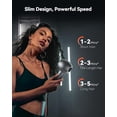 thumbnail image 4 of SYLPH Hair Blow Dryer for Travel, Mini and Portable Hair Dryer 200 Million Ionic, 112,000 RPM Motor for Fast Drying, Small and Compact Intelligent Temperature Control Ha, 4 of 7