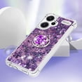 thumbnail image 4 of Funda para Xiaomi Redmi Note 13 Pro Plus 5G con Brillo Líquido Flotante, Purpurina, Parachoques y Anillo Giratorio Soporte, 4 of 5