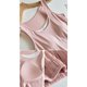 thumbnail image 5 of Pijama de manga corta para mujer, ligero y transpirable, con almohadillas para el pecho, ropa de casa y pijama, blusa de poliéster., 5 of 5