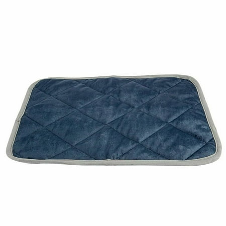 Dwellin Self Heating Cat Pad Warming Dog Mat Anti Slip Washable Thermal Pet Bed Blanket for Outdoor Indoor(Blue 15.7 x 19.7 Inch)