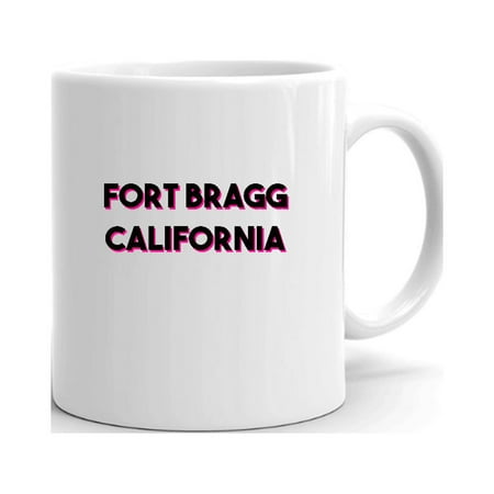 

Two Tone Fort Bragg California Ceramic Dishwasher And Microwave Safe Mug By Undefined Gifts