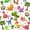 Orange Purple, variant on Metsweet 3D Cute Dino Twin Duvet Cover, Cartoon Animal Twin Bedding, Pink Orange Purple,2pcs,1 Duvet Cover and 1 Pillowcase