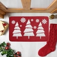 thumbnail image 6 of Tyidzon Christmas Bath Mat Bathroom Rug Non Slip Super Absorbent Quick Dry Thin Bath Mats for Bathroom Floor Bathtub Vanity Bathmat Door Mat Easy Care, 6 of 7