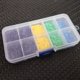 thumbnail image 2 of Juego de espacio Dental de cuña Dental de plástico 800 hebilla azul caja cuadrada de plástico herramienta auxiliar de cuña Dental de relleno de espacio de punta JAMW Sencillez, 2 of 4