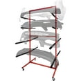 thumbnail image 6 of Reykilor Floor Mobile Bumper Storage Rack, Heavy Duty Utility Double Sided Bumper Cover Storage Dolly with Wheels Space Saving for Automobile Parts, 6 of 12