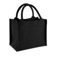 thumbnail image 1 of Westford Mill Jute Mini Presentpåse (6 liter) One Size Svart/Svart Black/Black, 1 of 2
