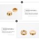 thumbnail image 3 of FENGGUIQU 16Ud Clavos De Dorado Para Espejos Y Muebles Con Tornillo Autorroscante Resistente, 3 of 8