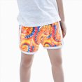 thumbnail image 3 of Kaprioy Elastic Waist Short Pants for Kids Toddler Girls Cartoon Floral Printed Sport Shorts Summer Beach Shorts, 3 of 6