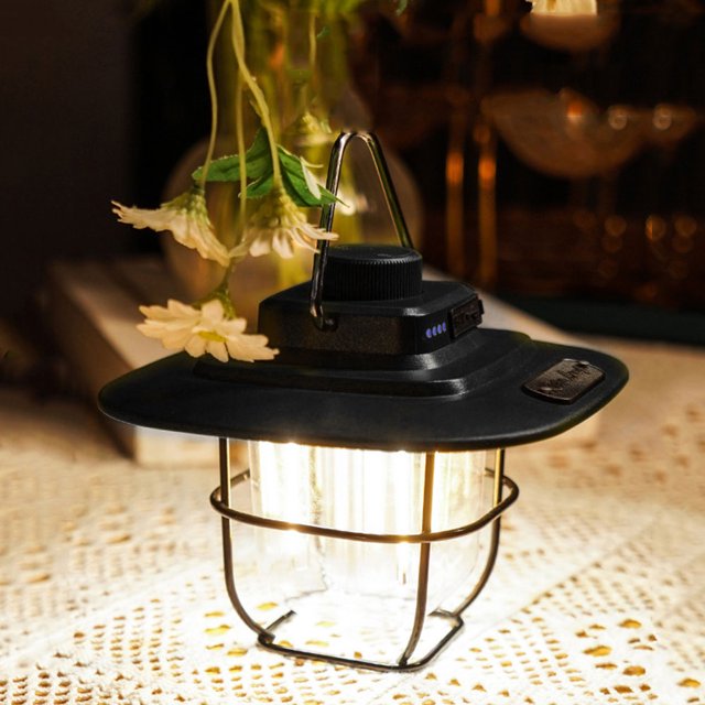 Lámpara De Mesa Linterna LED para acampar, recargable, portátil, para exteriores, tienda de emergencia, luz negra, 4 Uds. Likrtyny Para estrenar