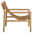 thumbnail image 6 of Modway Orín Leather Sling Chair in Chestnut Tan by Modway, 6 of 10