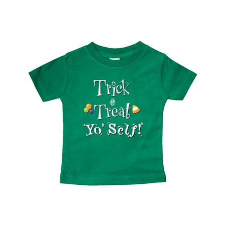 

Inktastic Trick or Treat Yo Self with Candy Corn Gift Baby Boy or Baby Girl T-Shirt