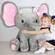 thumbnail image 1 of Peluche Jenaai, elefante gigante de peluche, 60 cm, para niños, 1 of 6
