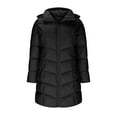 thumbnail image 6 of VNKIDY Women Parkas Attumn Winter Fashion Solid Color Composite Cotton Padded Coats Zipper Long Sleeve Hooded Jacket With Pockets For Outdoor Wear Soft Outerwear, 6 of 9