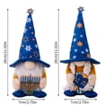 thumbnail image 2 of Figuras de gnomos de Hanukkah para decorar chimeneas y estantes., 2 of 8