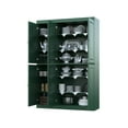 thumbnail image 3 of Palace Imports 100% Solid Wood Kitchen Pantry Storage Cabinet with Doors and Adjustable Shelves, 6-Door, Green, 3 of 8