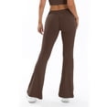 thumbnail image 3 of WAYUTE Yoga Pants Women Tummy Control Seamless Solid Color Exersice Casual Sports Trousers Stretchy Fit for Running L, 3 of 4