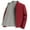 #004-Red, variant on Handshe Men's Reversible Casual Jacket, Solid Color Stand Collar Zipper Pockets Lightweight Outerwear for Versatile Daily and Outdoor Wear,Plus Size