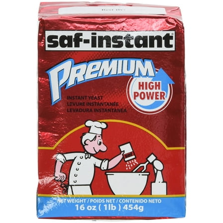 SAF Instant Premium Yeast 16 Oz, (Single Pack)