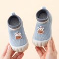 thumbnail image 4 of JAJAHO Baby Sock Shoes Toddler Walking Shoes Breathable Knit Soft Sole Non- Crib Shoes For Boys Girls 10M-3Y, 4 of 5