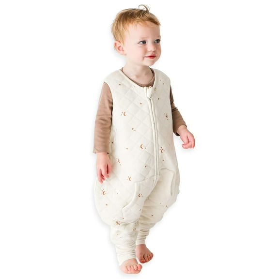 Tealbee Dreamsuit - Bamboo Sleep Sack with Legs - (1.2 Tog) MoonsStars 12m-2T