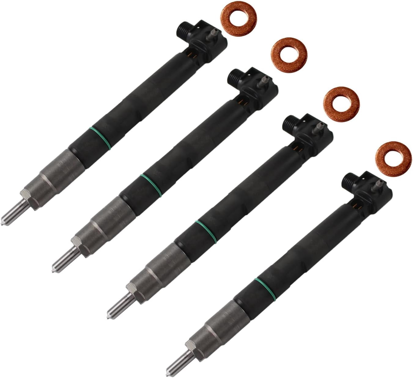 POLARPRA 4pcs Fuel Injectors fits for Bobcat D24 Doosan Delphi Replace OE 7275454 28337917 400903-00074D