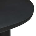 thumbnail image 6 of 72 Inch Dining Table, Black, Wood, Concrete, Oval, Kitchen Cafe Bistro Hospitality Restaurant, Modern Contemporary HB36472, 6 of 10
