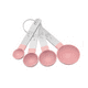 thumbnail image 3 of Cucharas Tazas Medidoras Cocina Repostería Acero Inoxidable y Embudo Malubero Rosa, 3 of 3
