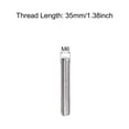 thumbnail image 2 of Uxcell Fully Threaded Rod M6 x 35mm 1mm Thread Pitch 304 Stainless Steel Right Hand Threaded Rods Bar Studs 15 Pack, 2 of 6