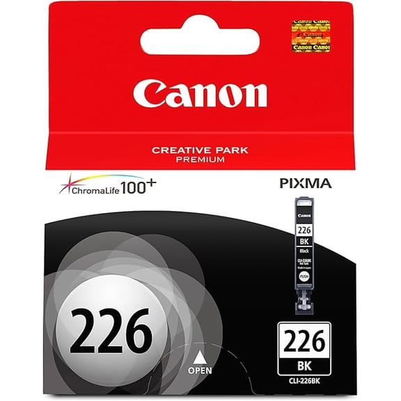 5PK High-Quality Ink Cartridge for Canon 225 226 PGI225 BK CLI226 BK/C/M/Y - Fits Canon MG5120 5220 5320