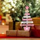 thumbnail image 3 of Accesorios colgantes de Navidad de madera, adornos colgantes DIY, regalos, decoración de Navidad para accesorios de fiesta Rosado Soledad colgante colgante, 3 of 6