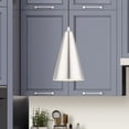 thumbnail image 2 of 41175-66 Livex Lighting Metal Shade - 1 Light Mini Pendant in Coastal Style - 7.38 Inches wide by 18 Inches high-Brushed Aluminum/Polished Chrome, 2 of 11