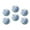 C0507, variant on Glass Refrigerator Magnet 6Pcs Magnetic Fridge Sticker,Decor for Kitchen,Whiteboard,Cabinet,Happy Corgi Wearing Headphones And Listening To Music