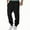 Black, variant on Mens Casual Pants Clearance Gym Athletic Sweatpants Baggy Long Relaxed Sweat Pants Straight Loose Lightweight Track Pants Jogger Pants