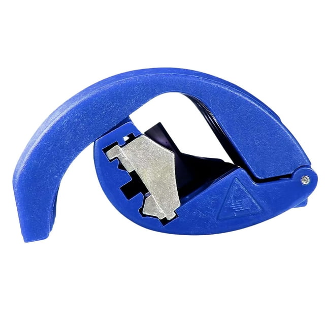 Universal Portable Pipe Cutter Plastic Pipe Cutter Household PVC/PU/PP/PE Tube Wire and Cable Cutter 20mm-50mm Pipe Cutting Tool Blue