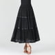 thumbnail image 2 of Falda de baile de salón Flamenco Vals Moderno Estándar Práctica Negra Negro, 2 of 9