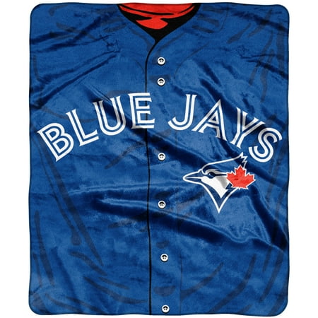 toronto blue jays 50 x 60 plush jersey blanket no size walmart com
