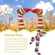 thumbnail image 3 of Medias largas Minnieouse de colores Calcetines Iris muslo para Cosplay carnaval mujer fiesta tipo 17, 3 of 6