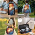 thumbnail image 3 of Yspwyqan Backpack Set Kids Boys, Fire Water Baseball 4 Piece Backpack Lunchbox Set with Pencil Case, 17 Inch Lightweight Padded Straps Bag for Elementary Middle School, 3 of 7