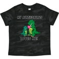 thumbnail image 3 of Inktastic My Auntiesaurus Loves Me Boys or Girls Toddler T-Shirt, 3 of 5