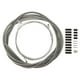 thumbnail image 1 of Juego de fundas universales para cable de freno y cambio de marchas de bicicleta (2,5 m) gris, 1 of 8