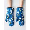 thumbnail image 5 of Heat Resistant Oven Gloves 2 Pieces, Kitchen Cooking Microwave Oven Mitts with Non-Slip Grip, Thermal Insulated Pot Holders for Baking and Grilling, Protective Cooking Gloves for Safe Food Handling, 5 of 6